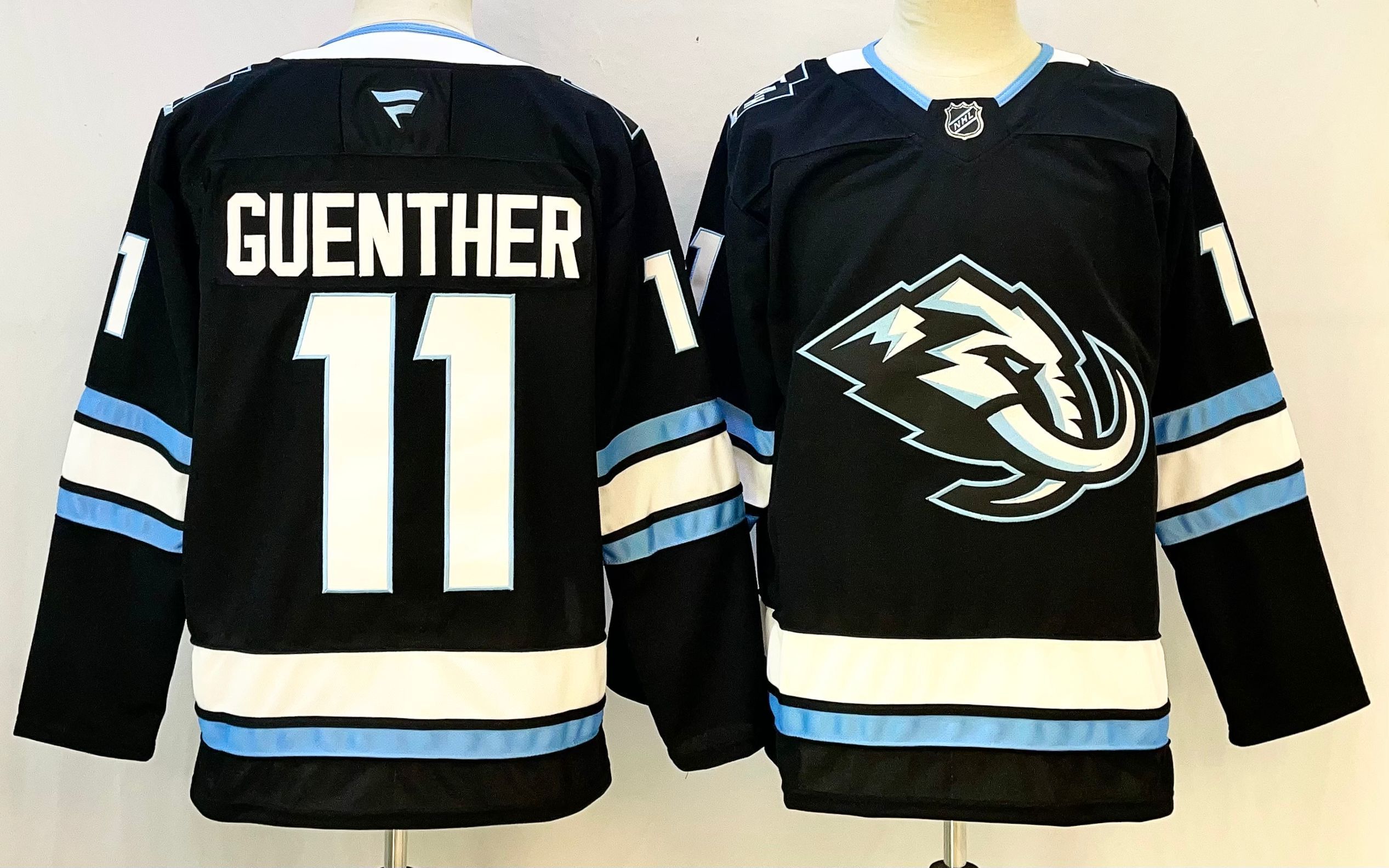 Men Mammoth Team #11 Guenther Black 2026 Adidias NHL Jersey style 001->more nhl jerseys->NHL Jersey